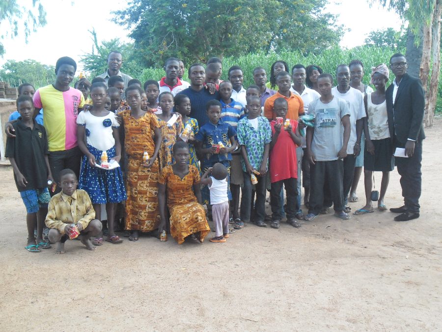 Students at a YTC partner site in Ghana